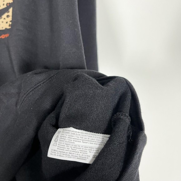 Champion Leopard Print Graphic Logo Pullover Women's Black Long Sleeve Size 2X - Picture 7 of 9